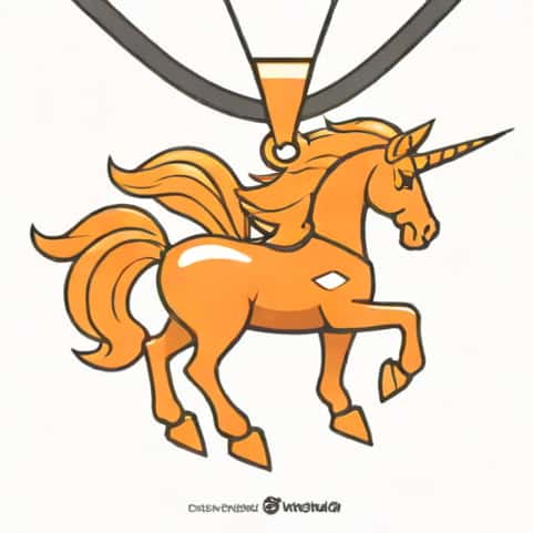 Unicorn Overlord Carnelian Pendant