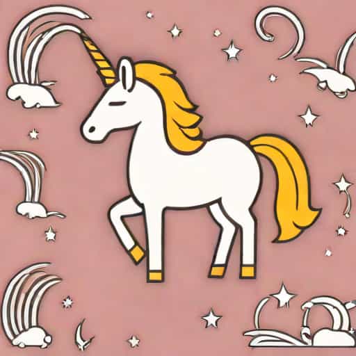 Unicornio Para Colorear