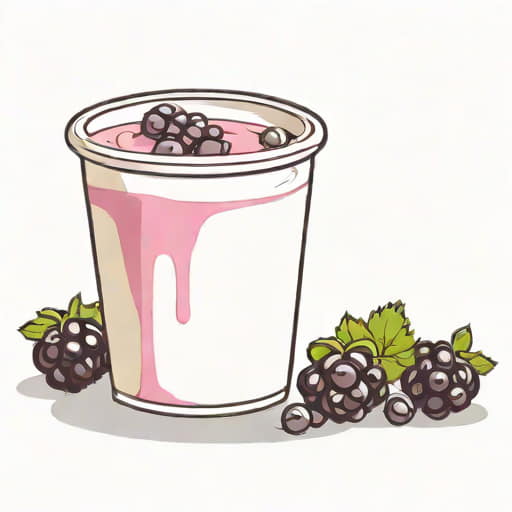 Unplug Blackcurrant Yogurt