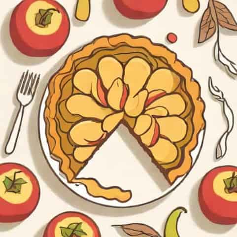Upside Down Apple Tart