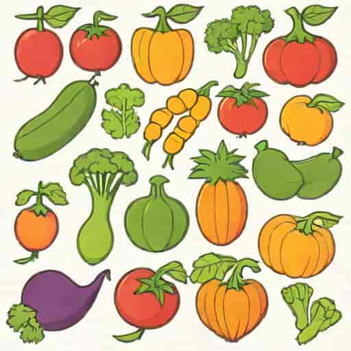 Vegetable Poster Little Caliphs