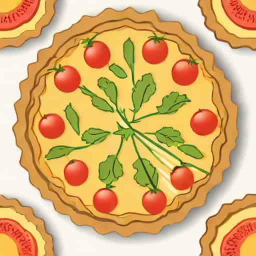 Vegetable Tart With Shortcrust Pastry