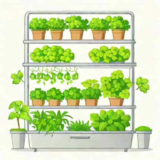 Vertical Hydroponic Garden