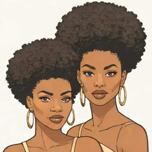 Very Short Afro Hairstyles