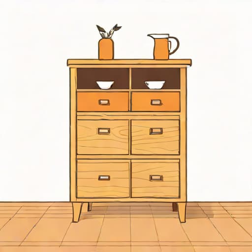 Vintage Sideboard Cabinet