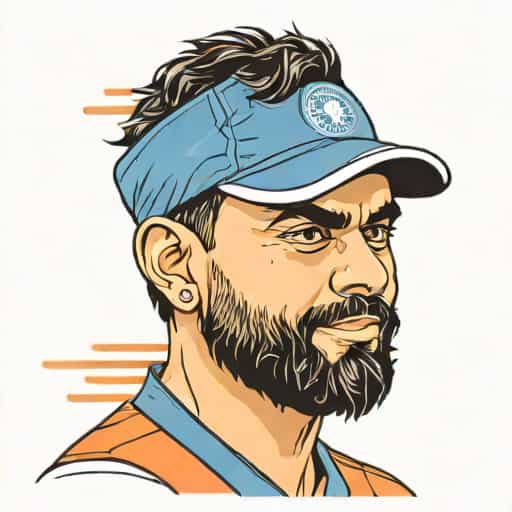 Virat Kohli Realistic Drawing