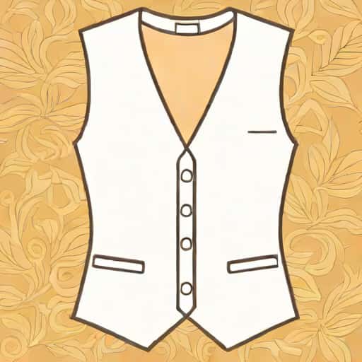 Womens Cream Waistcoat