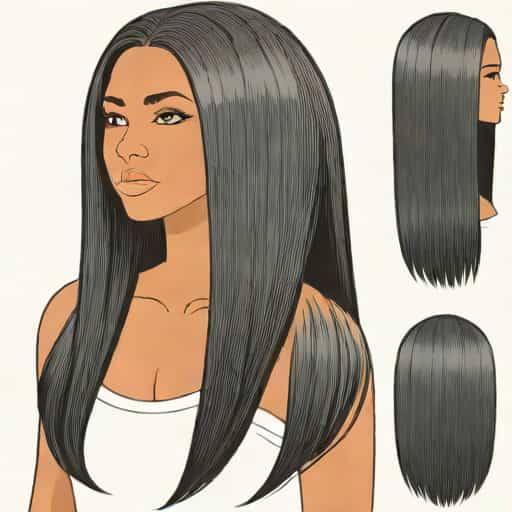 Yaki Straight U Part Wig