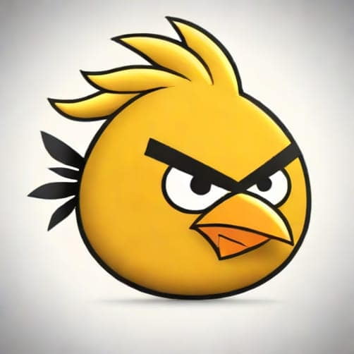 Yellow Angry Bird Realistic