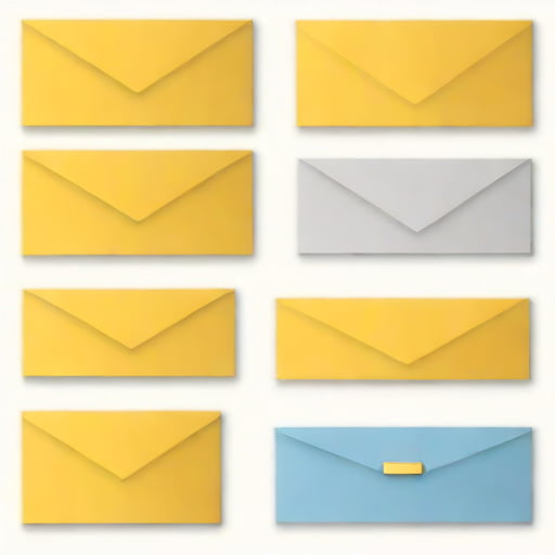 Yellow Clasp Envelopes