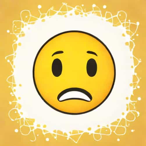 Yellow Emoji In Anguish