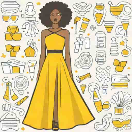 Yellow Prom Dress Black Girl