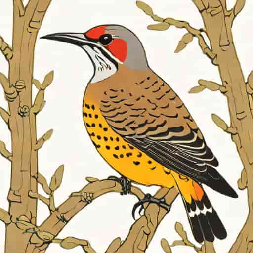 Yellow Shafted Northern Flicker