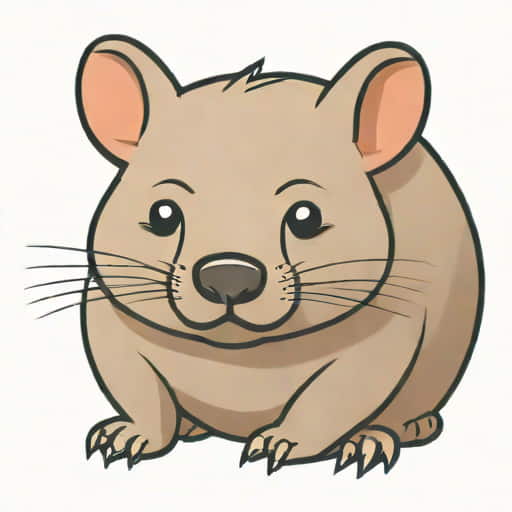 Zadie Wombat Mascot
