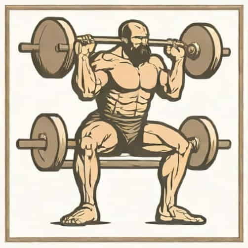Zercher Squat Erector Spinae