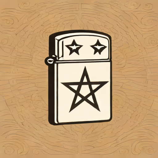 Zippo Lighter Pentagram