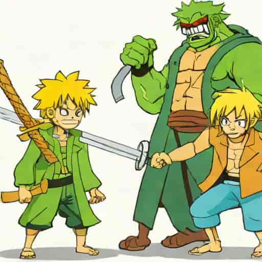 Zoro And Sanji Vs Groggy Monsters