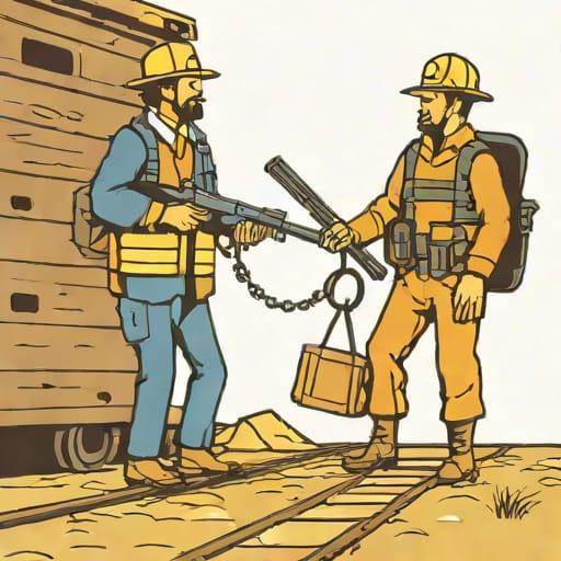 A Looter And A Railroad Man