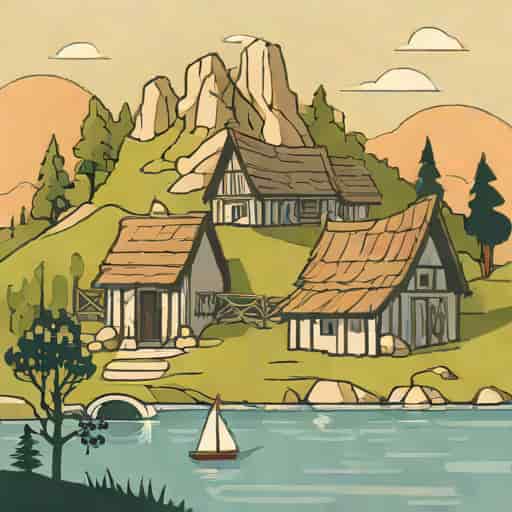Ac Valhalla Houses Northwest Of Watermill