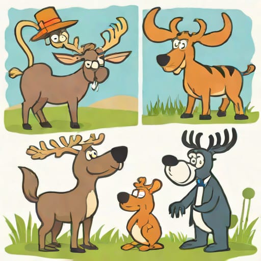 Aesop'S Fables Rocky And Bullwinkle