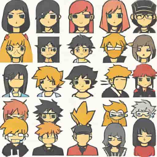 Anime Edgy Characters