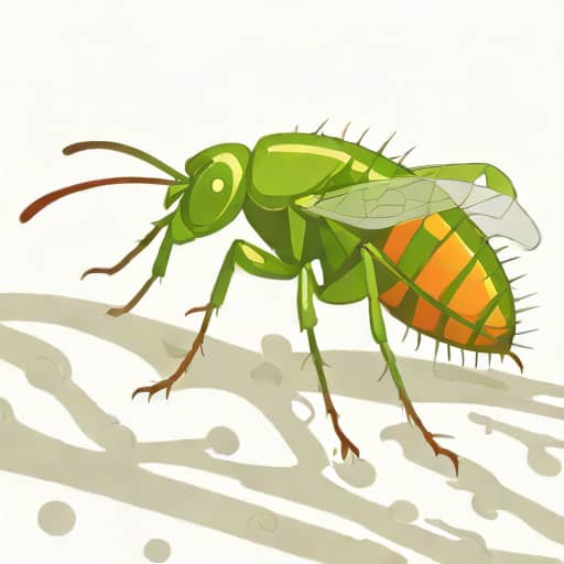 Aphid Under Microscope