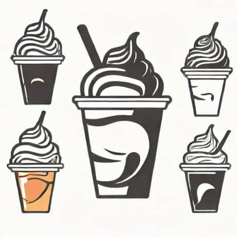 Black And White Froyo Topping