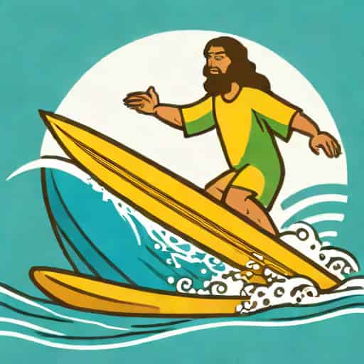 Brazilian Surfer Olympics Jesus
