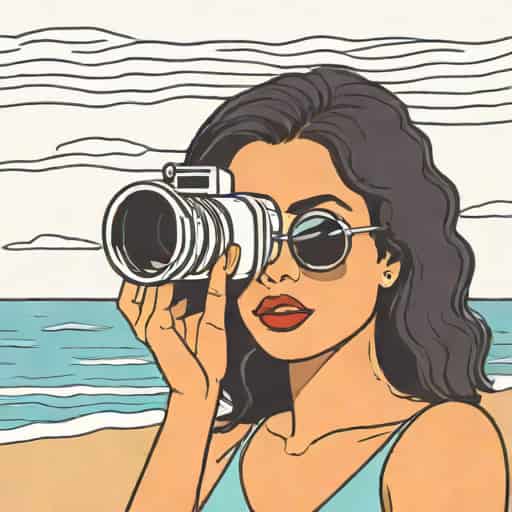 Charli D Amelio Paparazzi Photo Beach