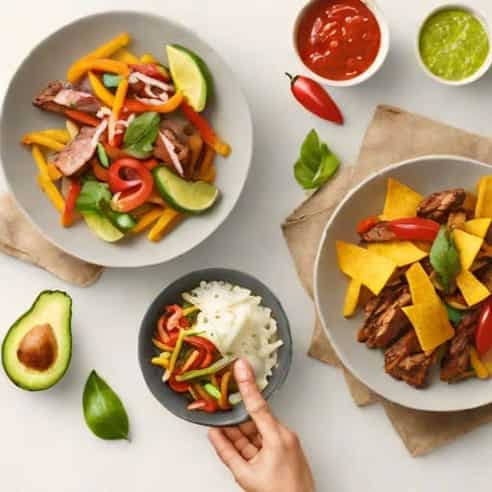 Chicken And Steak Fajitas
