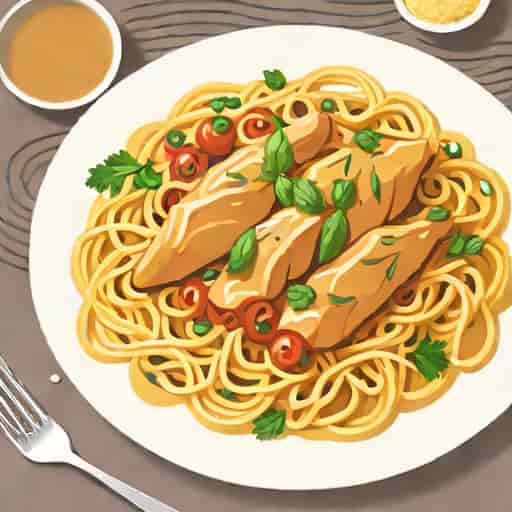 Chicken Marsala Fettuccine