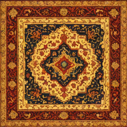 Content Of The Ardabil Carpet