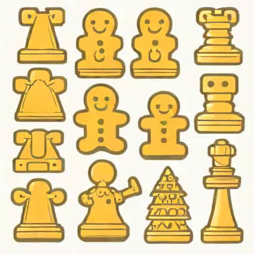 Copycat Chessmen Cookies