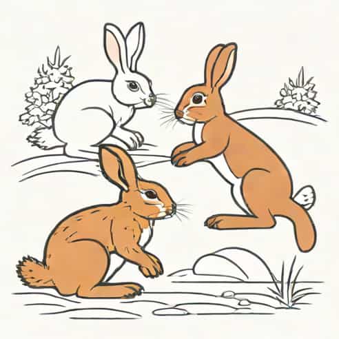Cottontail Vs Snowshoe Hare