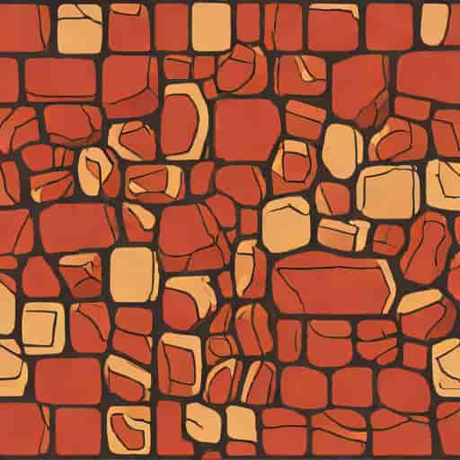 Deep Firebrick And Ancient Jasper