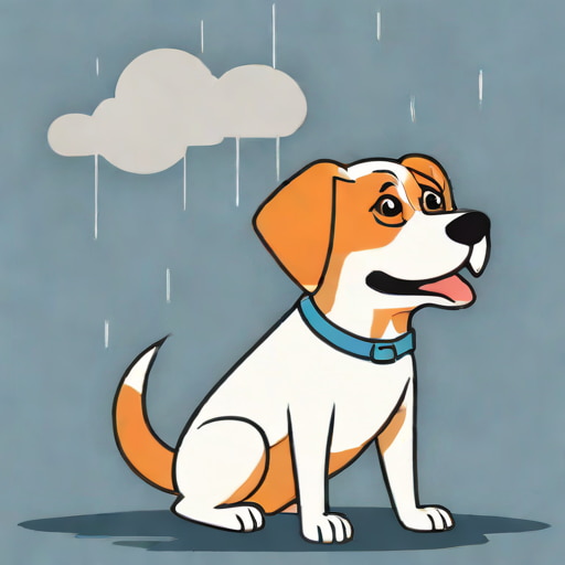 Dog Panting During Thunderstorm