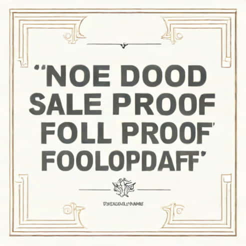 Douglas Adams Foolproof Quote