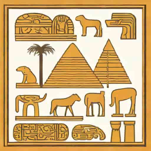 Egyptian Hieroglyphs Stone