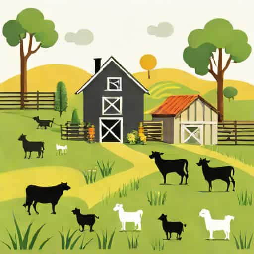 Farm Rio Black Bucolic Dress