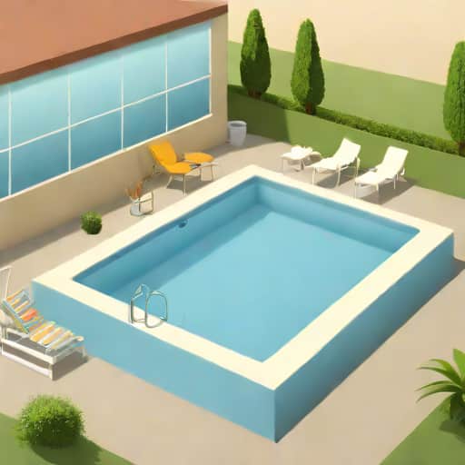 Fiberglass Pool With Sundeck