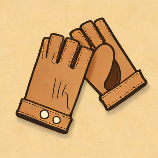 Fingerless Deerskin Gloves