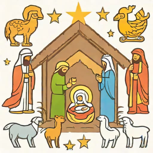 Free Nativity Images Clip Art