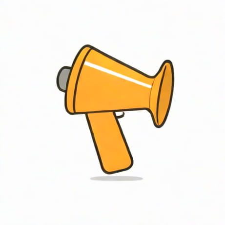 Free Printable Megaphone Template