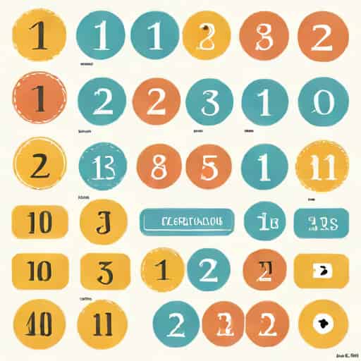 French Ordinal Numbers 1 To 20
