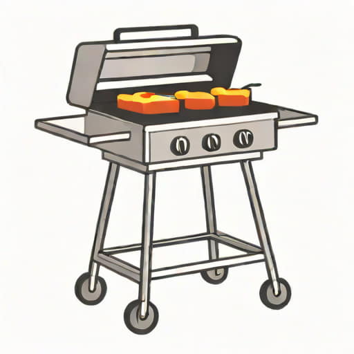 Gas Grill And Griddle Combo
