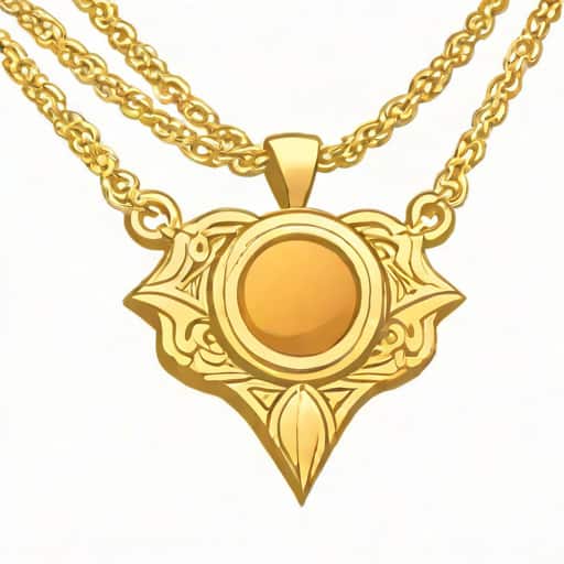 Golden Rumple Necklace