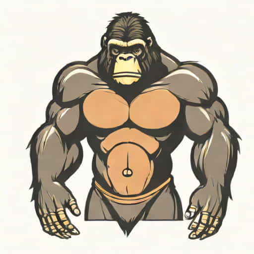 Gorilla Beating Chest