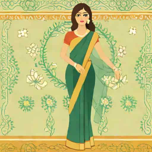 Hafsaad Organza Saree