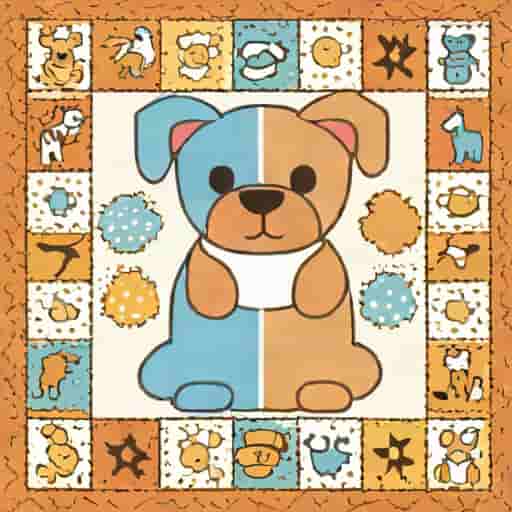 Hankie Blankie Pets Baby Quilt