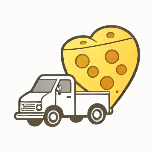 Heart Shaped Cheese Truckle